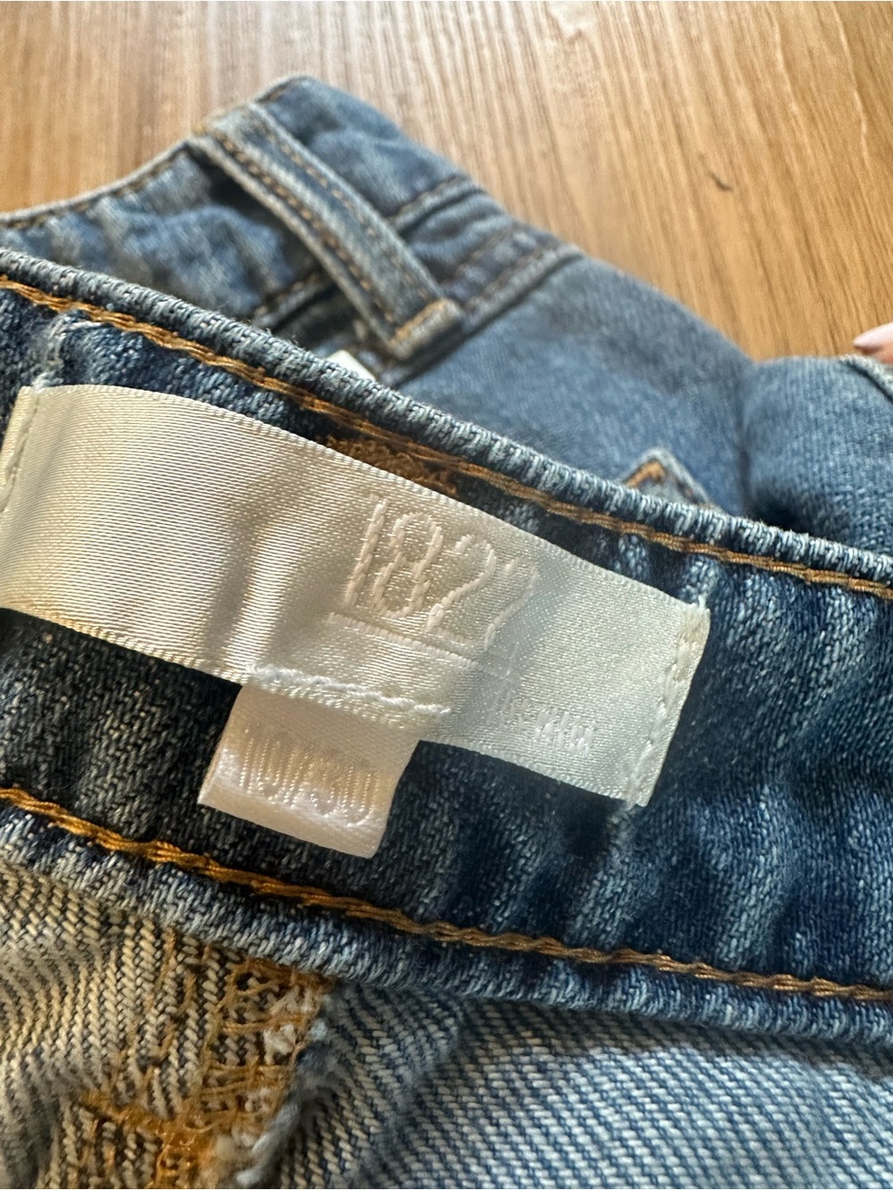 1822 Denim Women's Wide Leg Jeans - Classic Blue - Picture 4 of 4